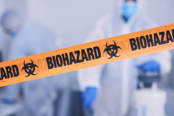 Professional Infectious Disease Decontamination technician working in Port Murray, NJ